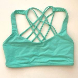 Lululemon Tidewater Teal Free to Be Bra - Wild Size 4